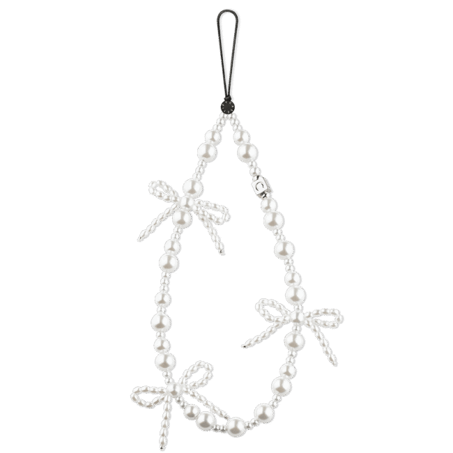 Bow Phone Charm - Frosted Bows