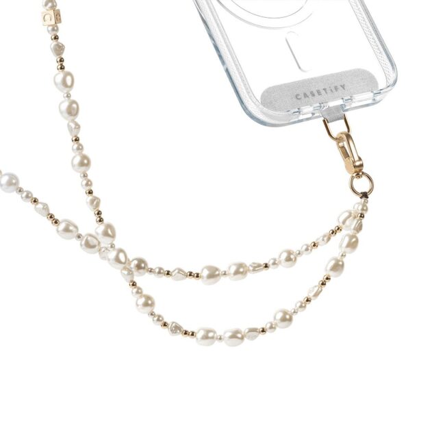 Pearl Cross-body Charm - Classic Pearl