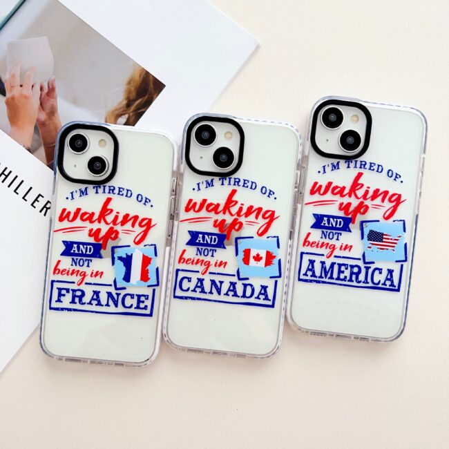 Waking Up And Not Be In Your Favourite Country Customised Designer Impact Proof Silicon Phone Case for iPhone