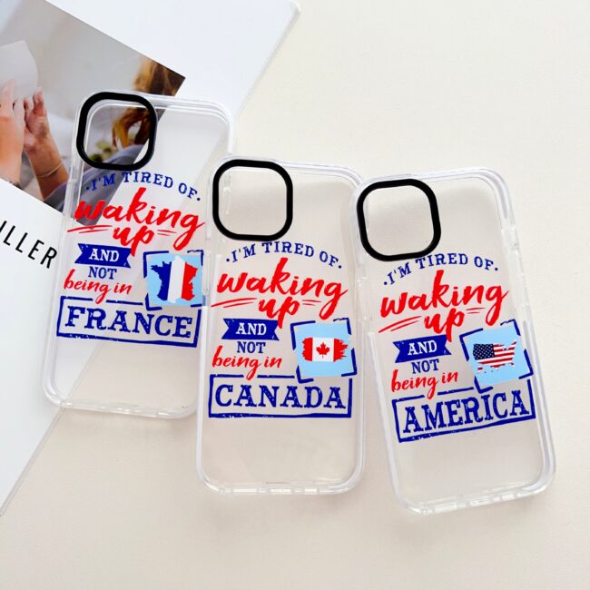 Waking Up And Not Be In Your Favourite Country Customised Designer Impact Proof Silicon Phone Case for iPhone