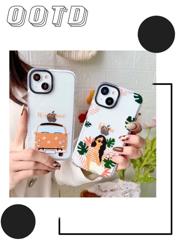iPhone Impact Proof Customised Silicon Case ( Summer Collection )