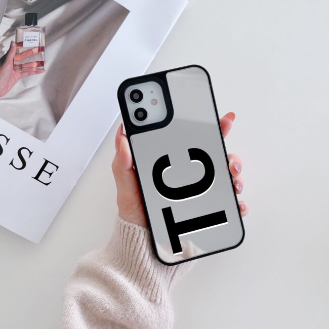 Reflective Mirror Customised Case for iPhone ( Silver )